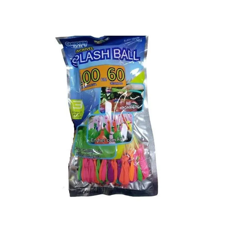 Kit 2 Pacotes Splash Ball Bexigas Balão Para Encher De Água