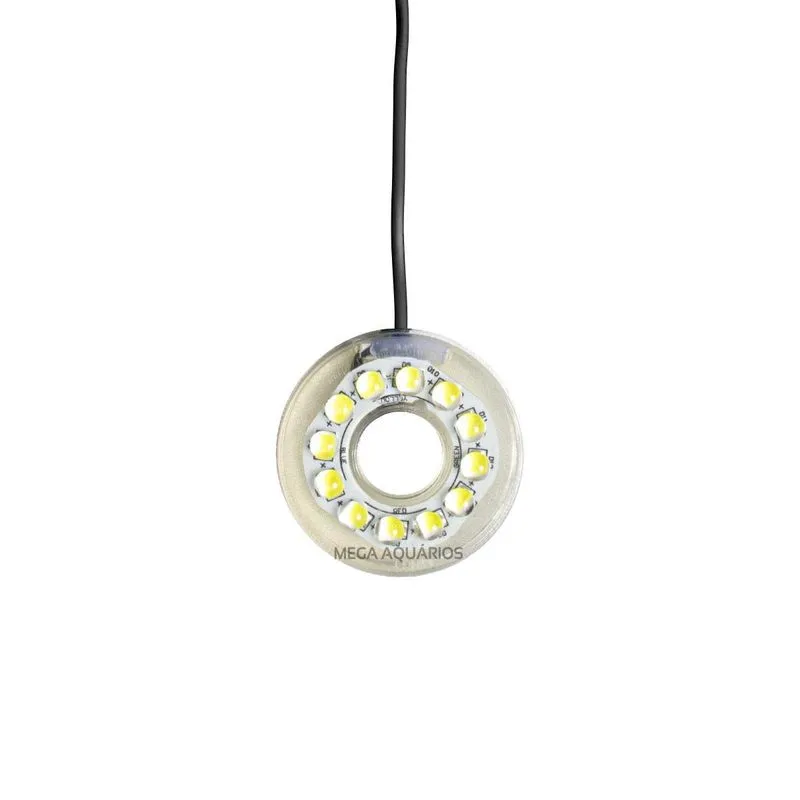 Enfeite Aquário Anel Luzinha Led Decorativo Branca Ymag