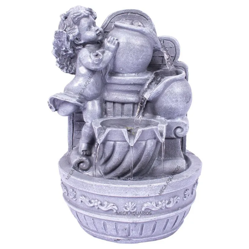 Fonte Água Meditação Yoga 3 Quedas Cascata Decoração 0500