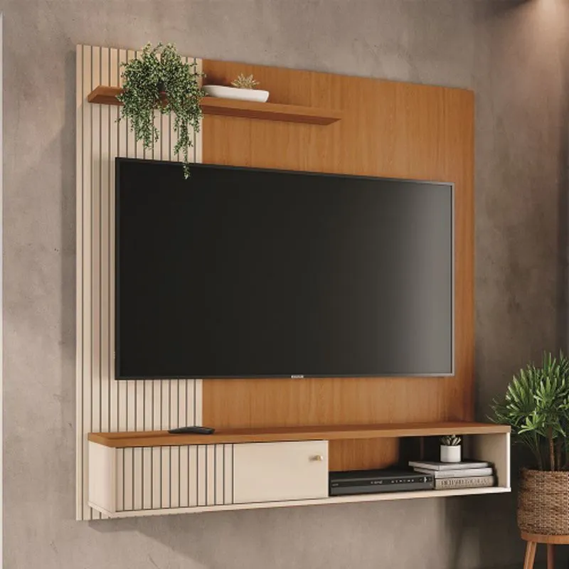 Bancada Suspensa Aurora Cinamomo/Off White - Madetec Móveis