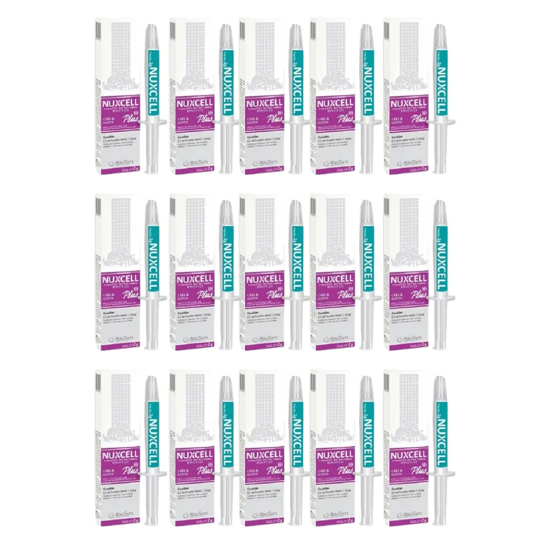 Kit 15 Nuxcell Plus Suplemento Vitamínico Biosyn 2g