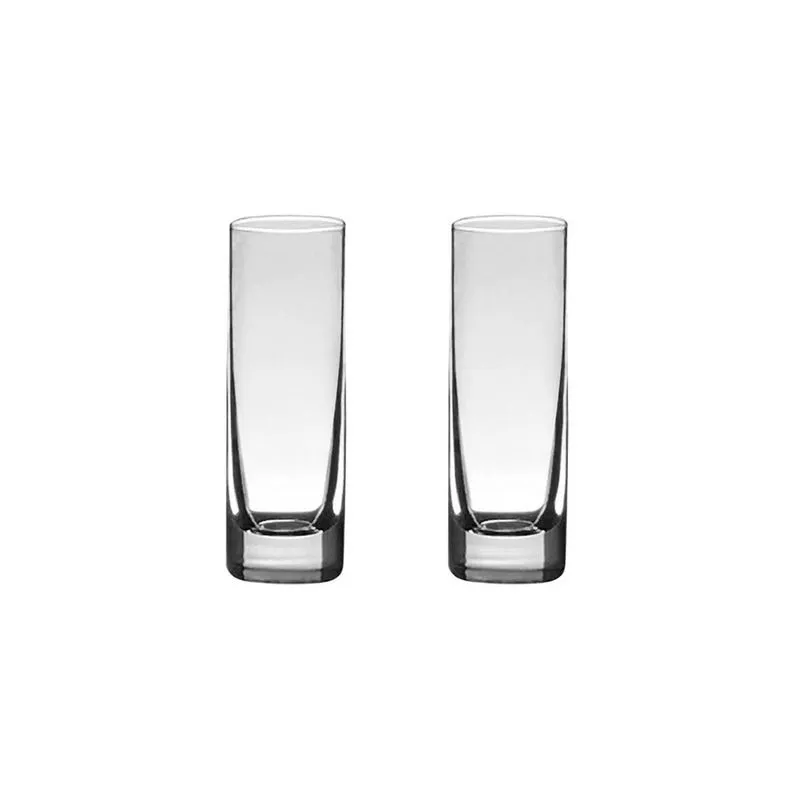 2 Copos De Cristal Para Vodka 50 Ml Linha Barline Bohemia