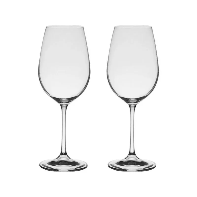 Jogo 2 Taças De Cristal Vinho Tinto 350 Ml Helena Bohemia