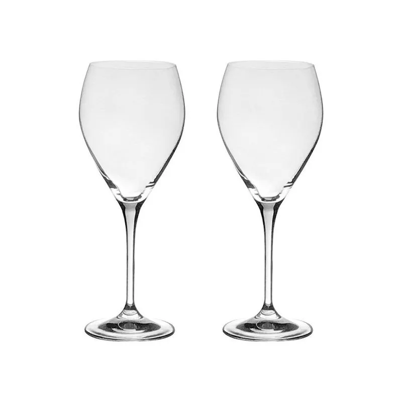 Taça De Cristal Bohemia Vinho Branco 340 Ml Lenny 2 Peças