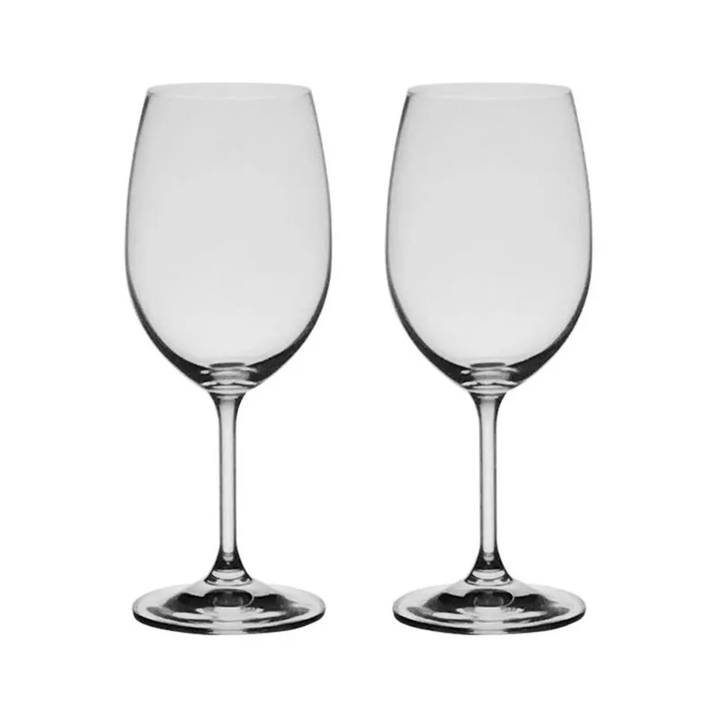 2 Taças De Cristal Para Vinho Tinto 350 Ml Roberta Bohemia