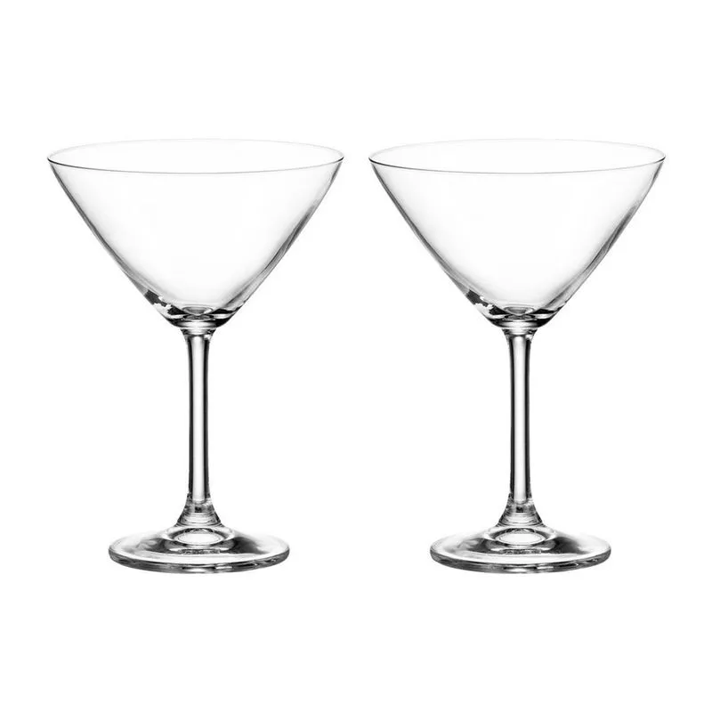 Jogo 2 Taças Cristal Martini 280 Ml Linha Gastro/Colibri
