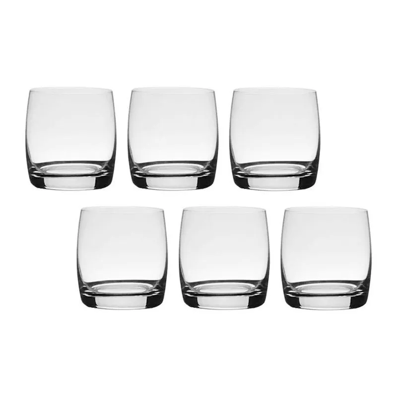 Copo Baixo De Cristal Bohemia Para Whisky 290Ml Ideal 12 Pcs