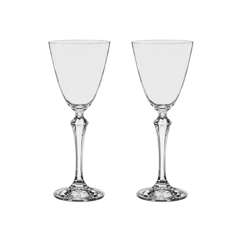 Jogo 2 Taças Cristal Vinho Tinto 250 Ml Linha Elisabeth