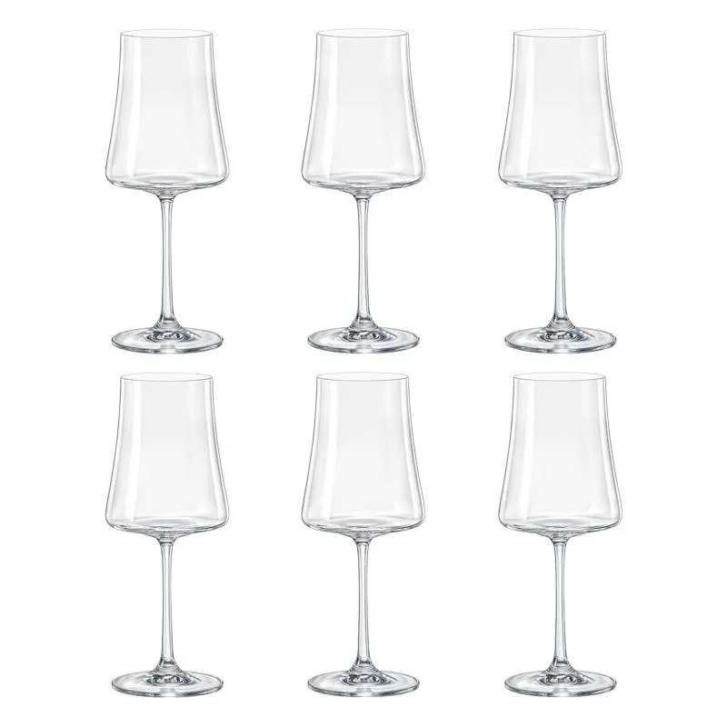Jogo 12 Taças Cristal Vinho Branco 360 Ml Linha Xtra Bohemia