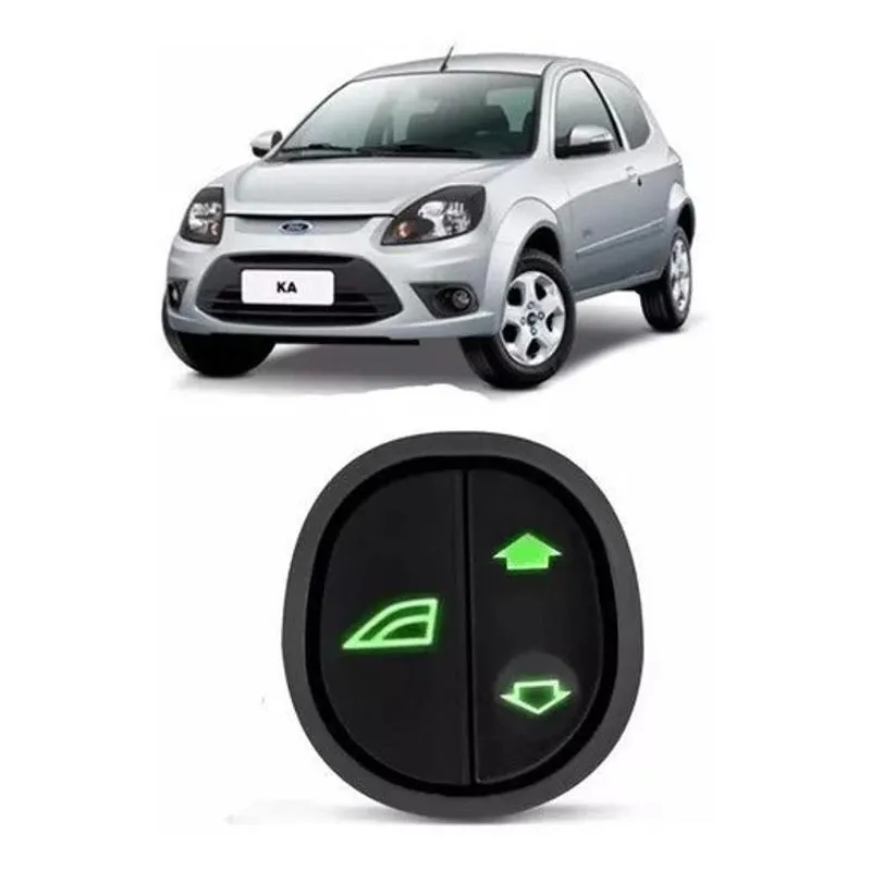 Interruptor Vidro Eletrico Simples Fordka 97+/courier/fiesta