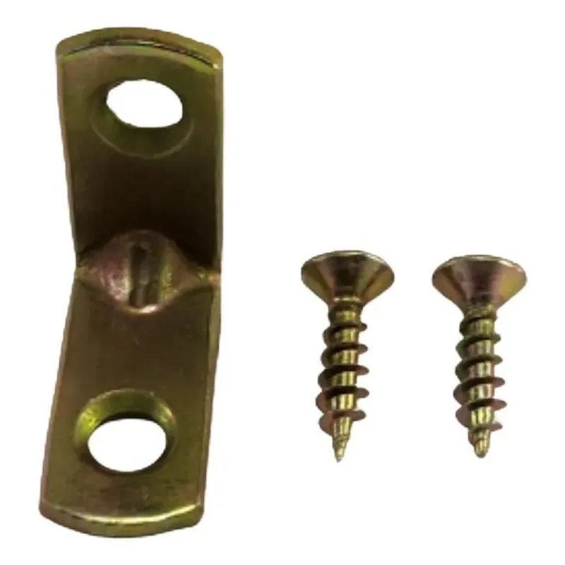 Cantoneira Para Móveis 25x25 Mm Reforço C/24 + Parafusos