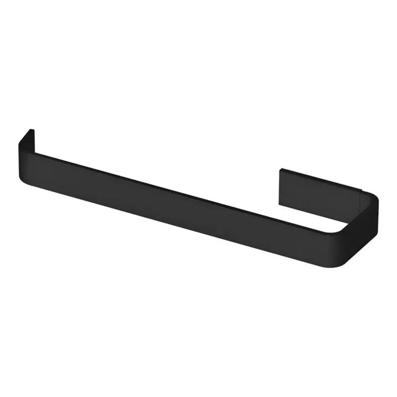 5x Porta Toalhas De Rosto Preto Fosco Acessorios Banheiro