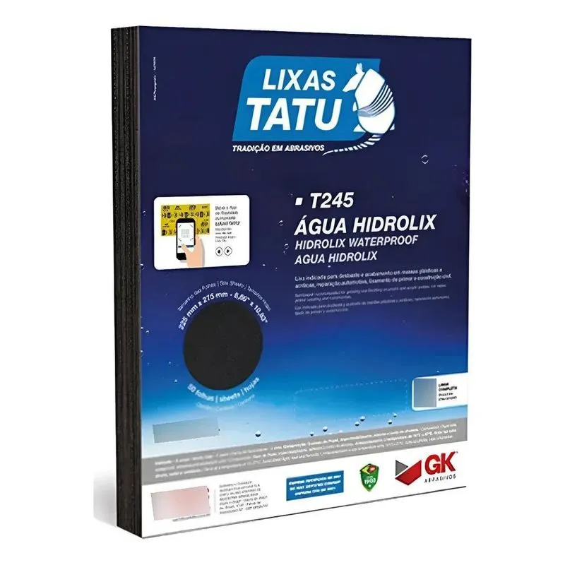 Lixa D'água 50 Folhas: Acabamento Perfeito E Desbaste - 100