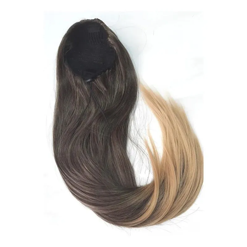 Rabo De Cavalo Extensão 75cm Fi - Californiana Castanho 4t18