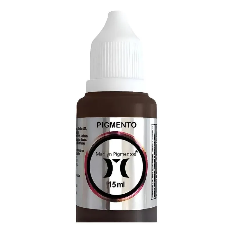 Pigmento Marilyn 15ml: Cores Vibrantes E Se - Castanho Médio