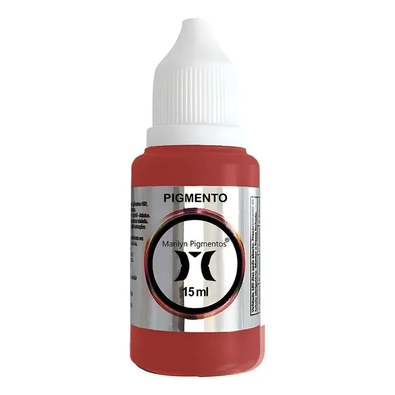 Pigmento Marilyn 15ml: Cores Vibrantes E Seguras - Ligth Red
