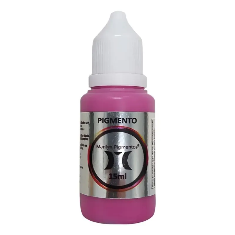 Pigmento Marilyn 15ml: Cores Vibrantes E Seguras ( - Rosa Bb