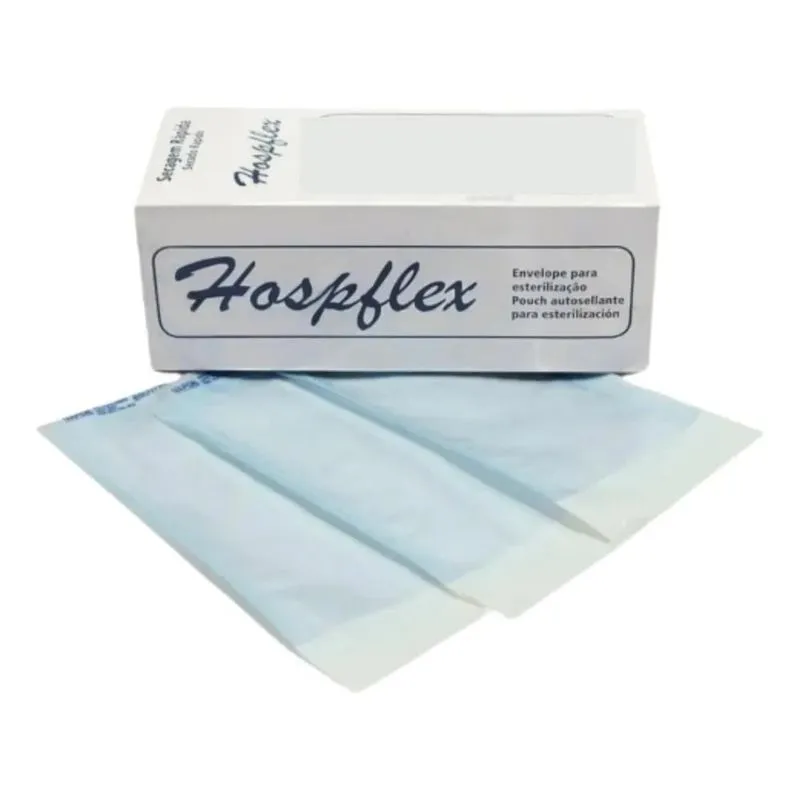 2x Envelope Autoclave Esterilização Manicure 9cm X 26cm 100
