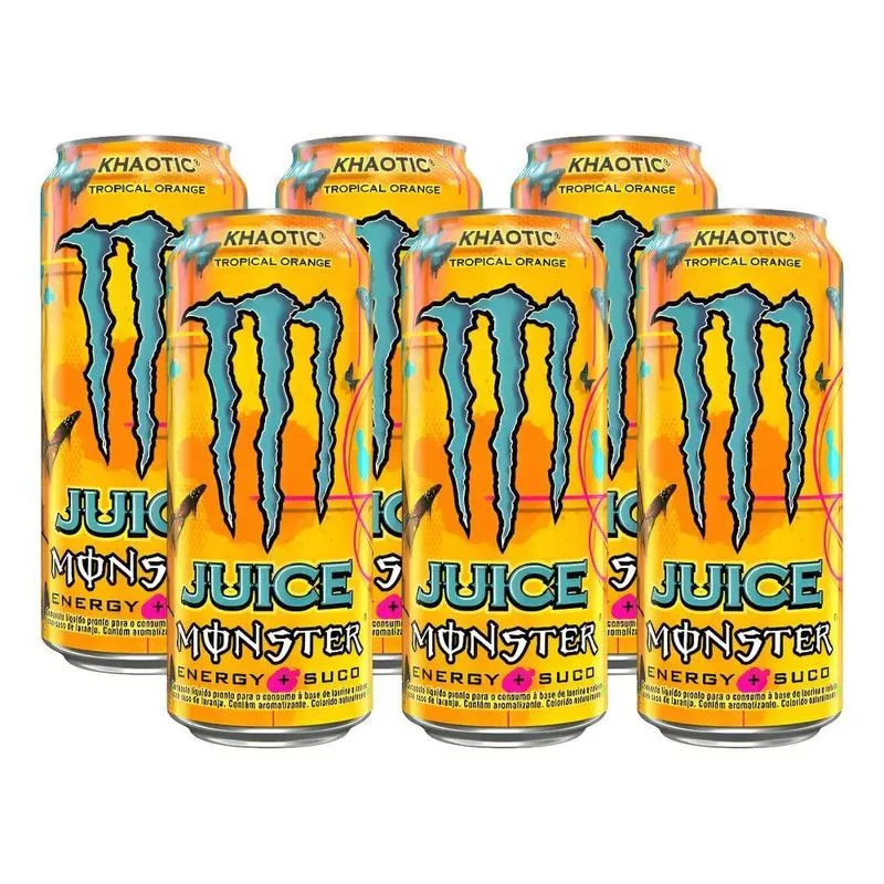 Energético Monster Khaotic 473ml - 6 Unidades