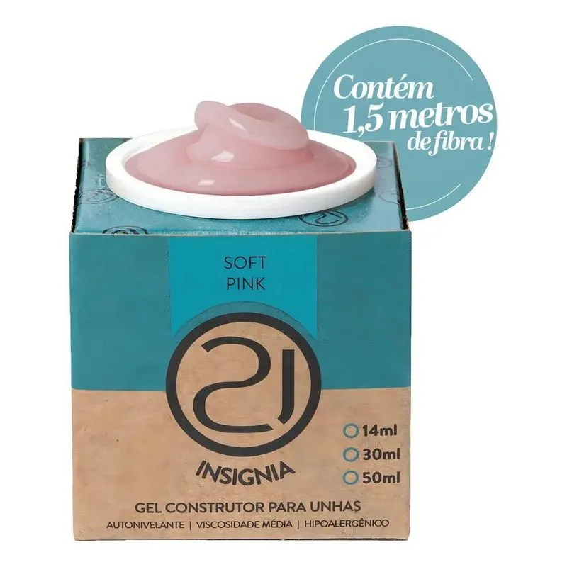 Ecoline Insignia Gel Soft Pink Nails 21 34g