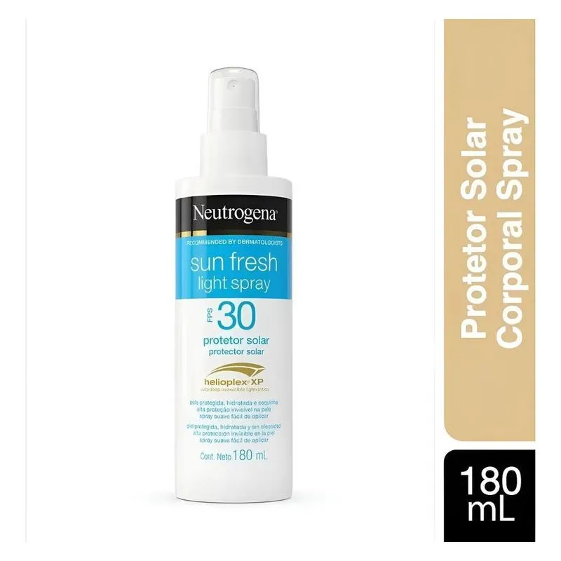 Neutrogena Sun Fresh Light Protetor Solar Fps 30 Spray 180ml