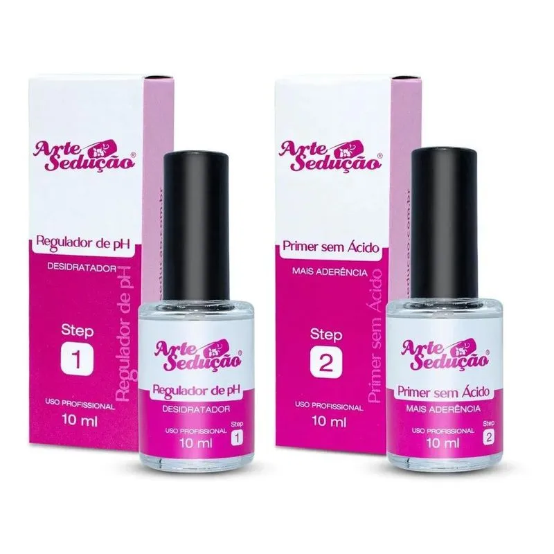 Kit Regulador De Ph E Primer Sem Ácido 10ml, Arte Sedução Tr