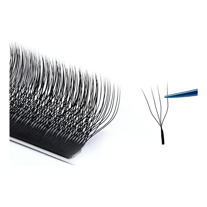 Cílios 4D W Volume Egípcio - Volume Intenso E Natu - 12 Mm D