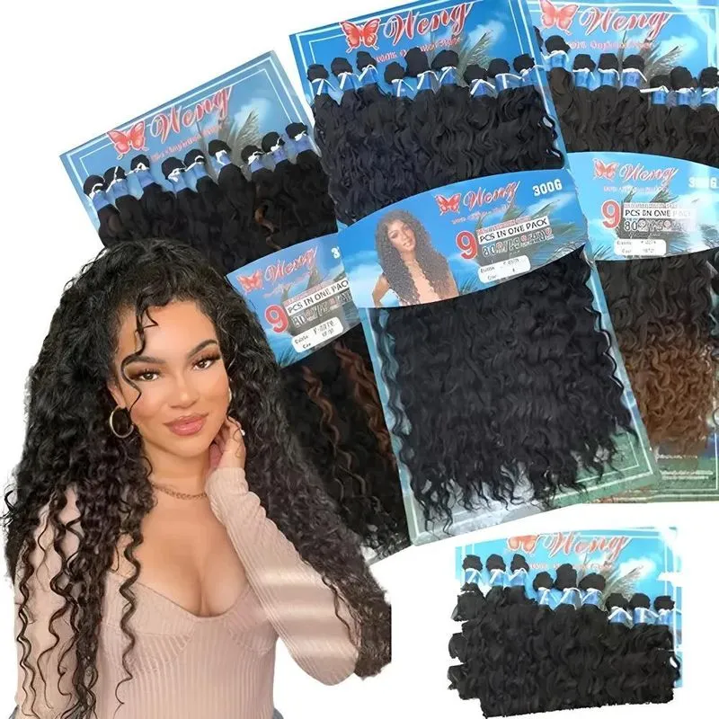 Cabelo Orgânico Cacheado Tela 80cm 320g Wen - Castanho Medio