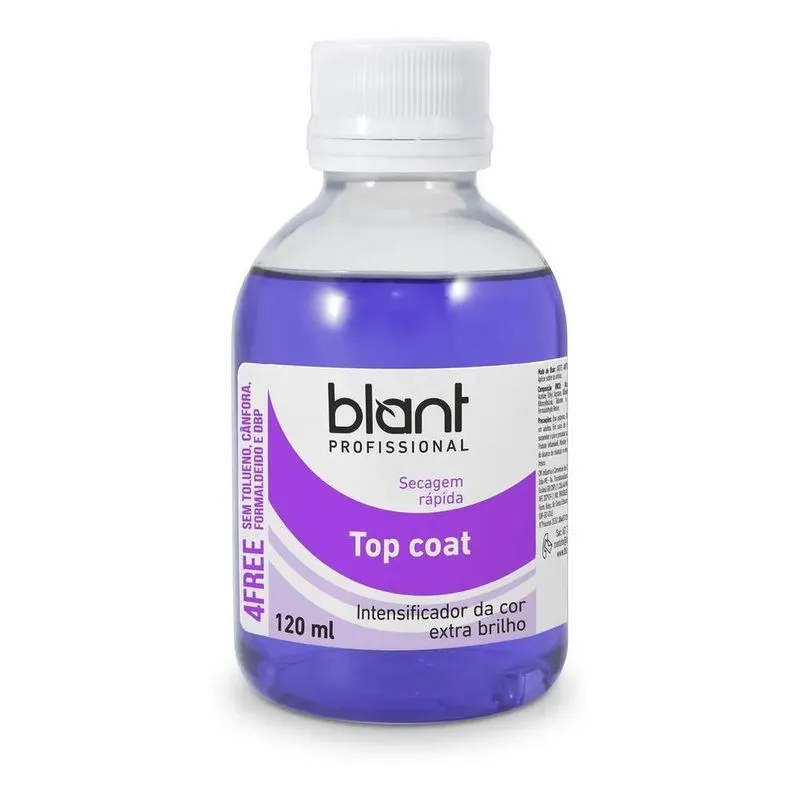 Blant Profissional Unhas 4free 120ml Base - Verniz- Top Coat