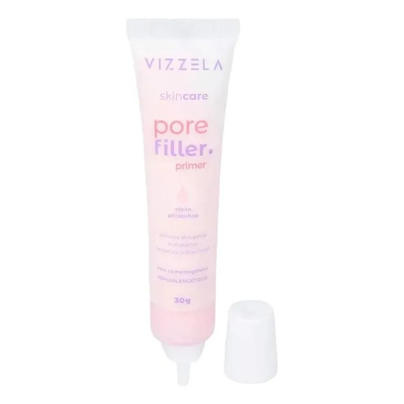 Primer Facial Pore Filler Vizzela Efeito Photoshop Hidrata T