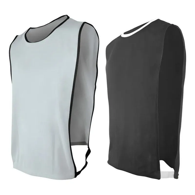 10 Colete Dry Futebol Helanca Light Fute Cinza X Preto