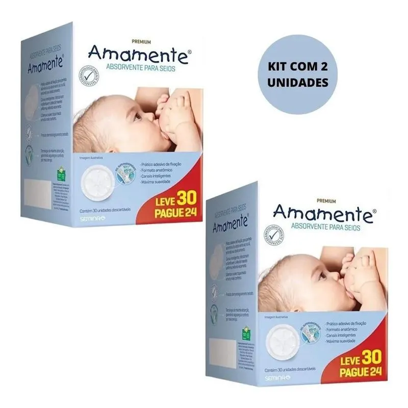 Kit Absorvente Seios Amamente Premium Anti-vazamento3