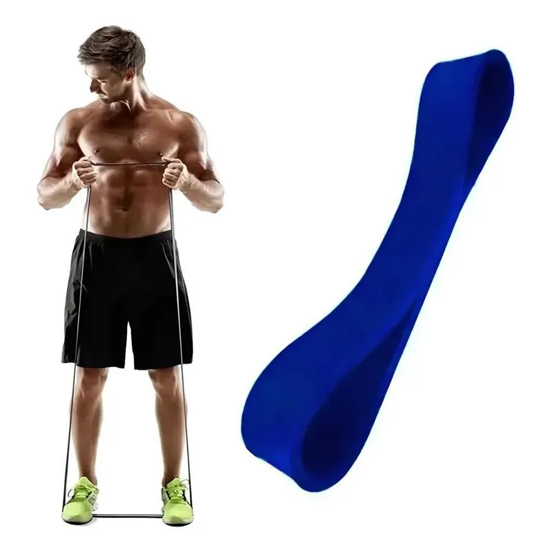 Faixa Elastica Rubber Band Mini Band Pilates F Forte (azul)