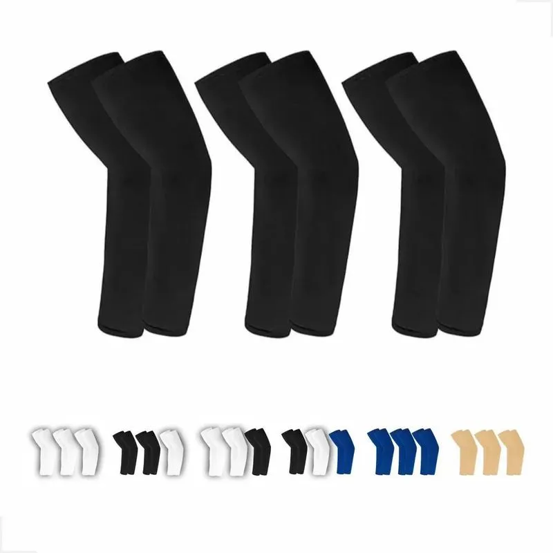 5x Kit 03 Par Manguito Proteção Solar Braço Ciclismo Volei M