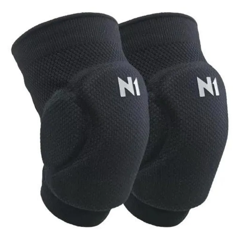 2x Joelheira Vôlei Profissional Knit 3d Spry N1 Sport Cor Pr