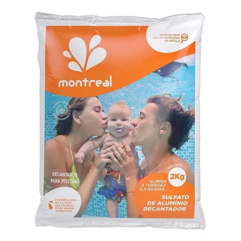 5x Sulfato Alumínio Decantador Clarificante Piscinas 2 Kg