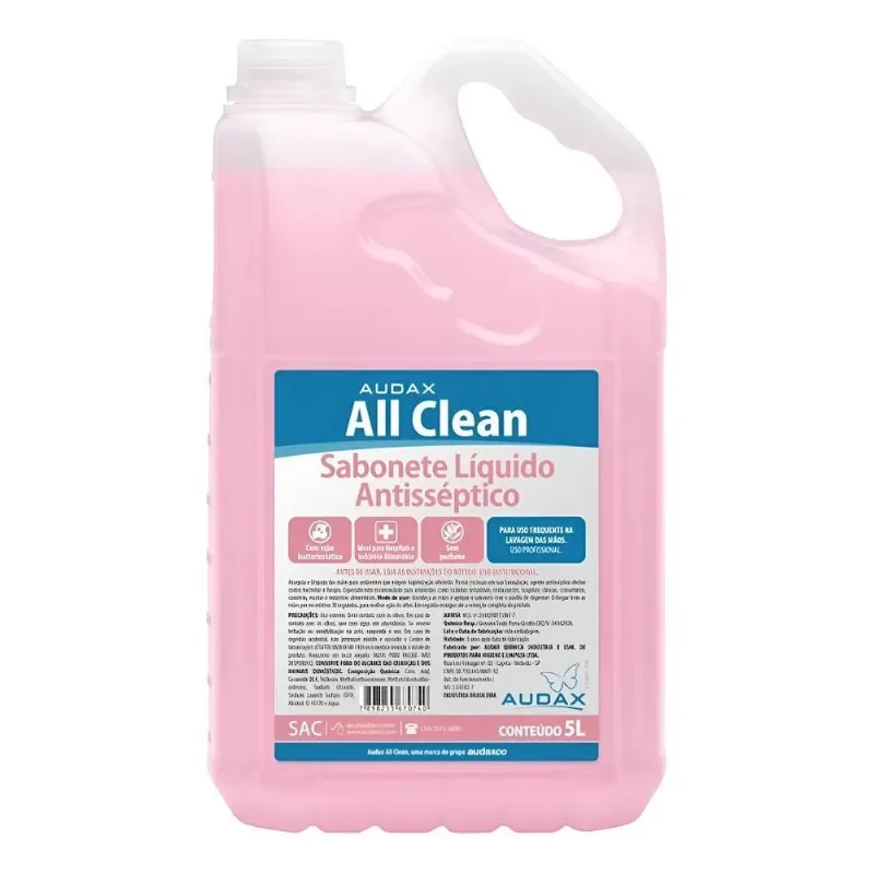 Sabonete Líquido Audax All Clean Antisséptico 5l