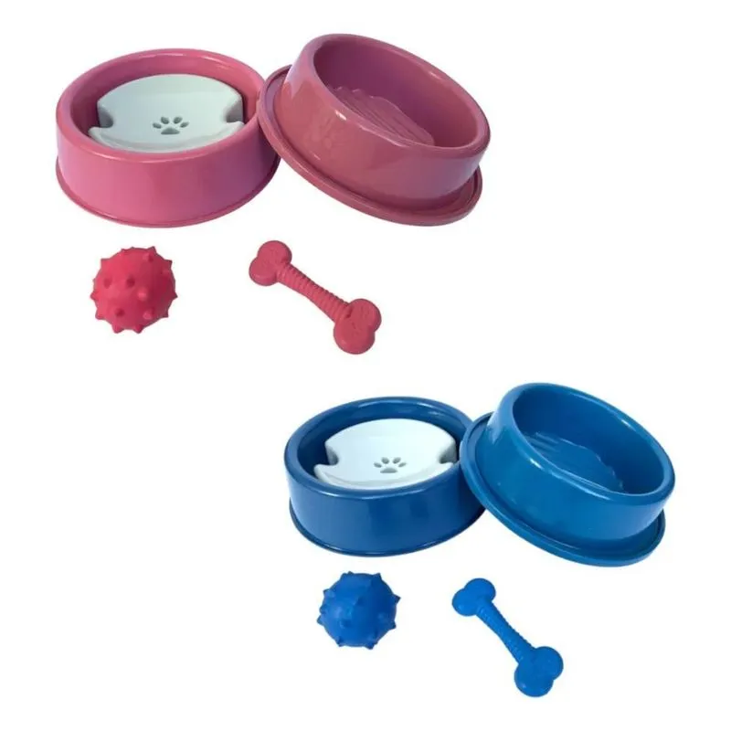 3x Bebedouro Pelos Longos + Comedouro Anti Formiga + Brinque
