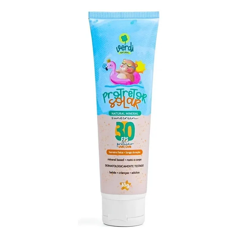 Protetor Solar Físico Mineral Verdi Natural