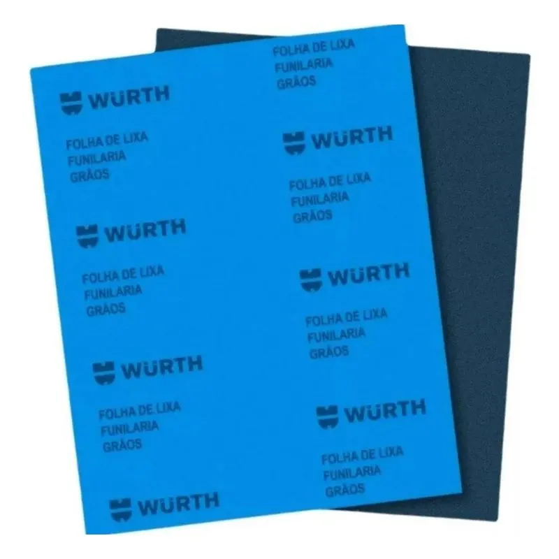 10x Lixa D'agua Wurth 3000 Poliment