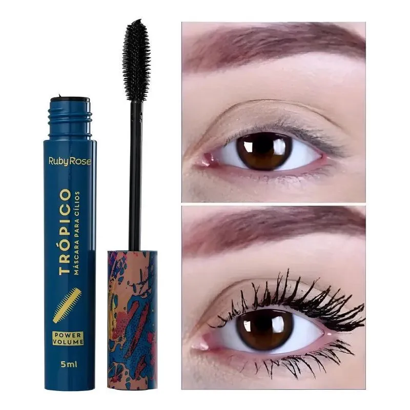 Rímel Trópico Ruby Rose: Volume Alo - Máscara Power Volume