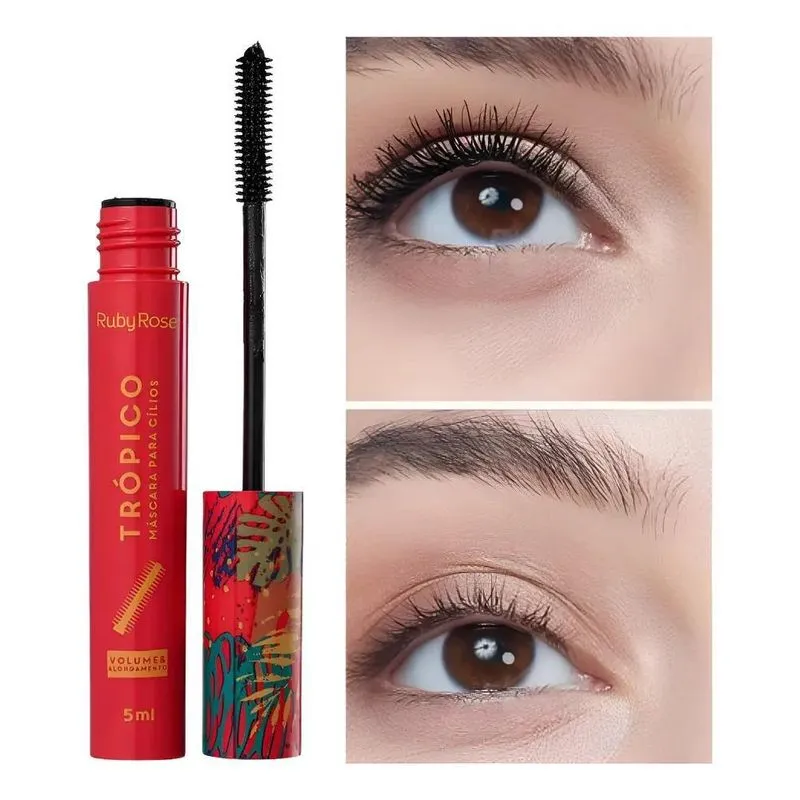 Rímel Trópico Ruby Rose: Volume Alo - Volume & Alongamento