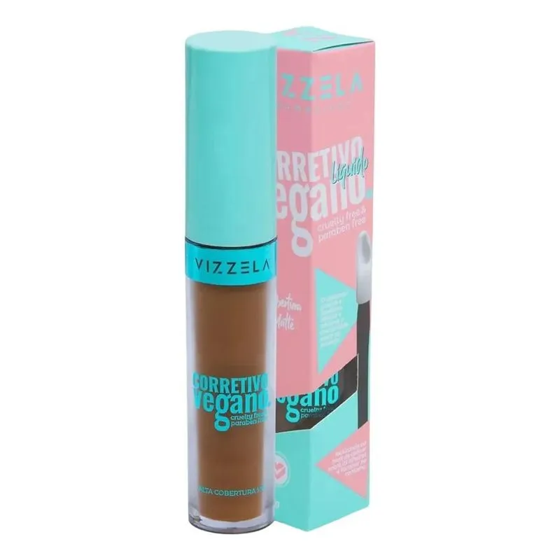 Corretivo Vizzela Matte Alta Cobertura Vegano 7ml - Pel - 10