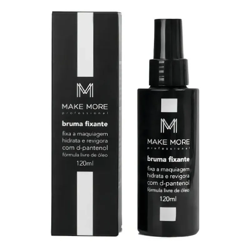 3x Bruma Fixante Make More Fix Maquiagem Hidrata Revigora