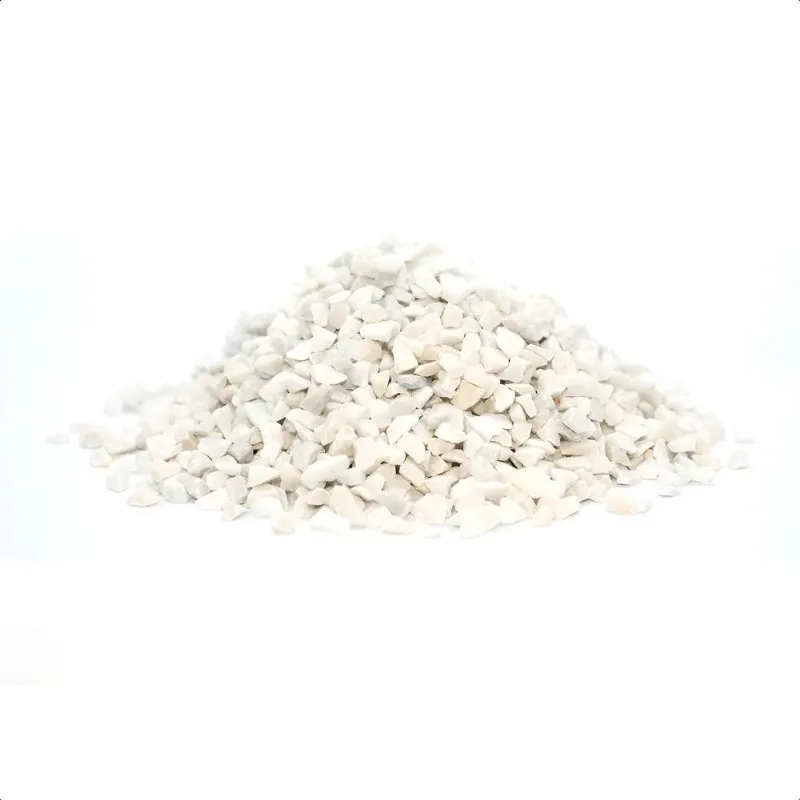 1kg Pedrinha Branca Jardim Aquário Jardinagem Decoração Vaso