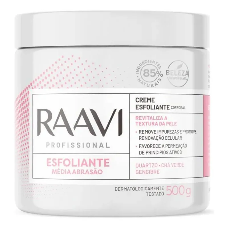 3x Creme Esfoliante Raavi Spa Care 500g