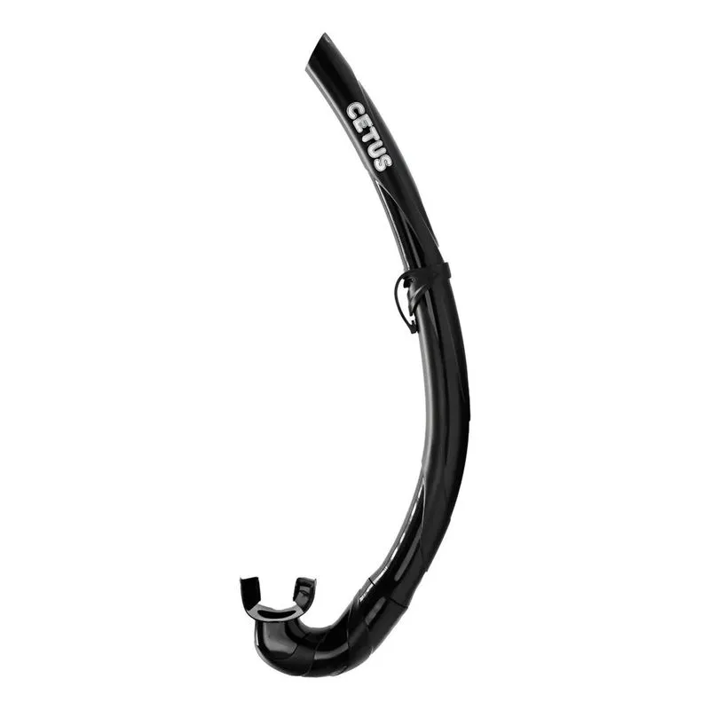 Respirador Snorkel De Mergulho Cetus Beta Preto