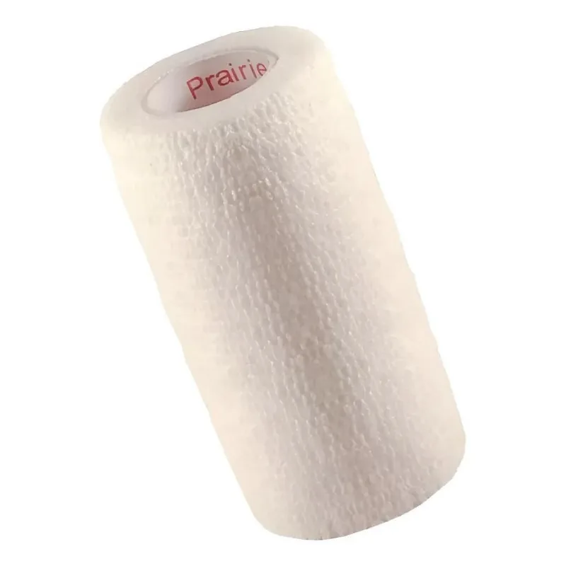 3 Bandagem Elástica Autoadesiva Flexível Pet Atadura Branco