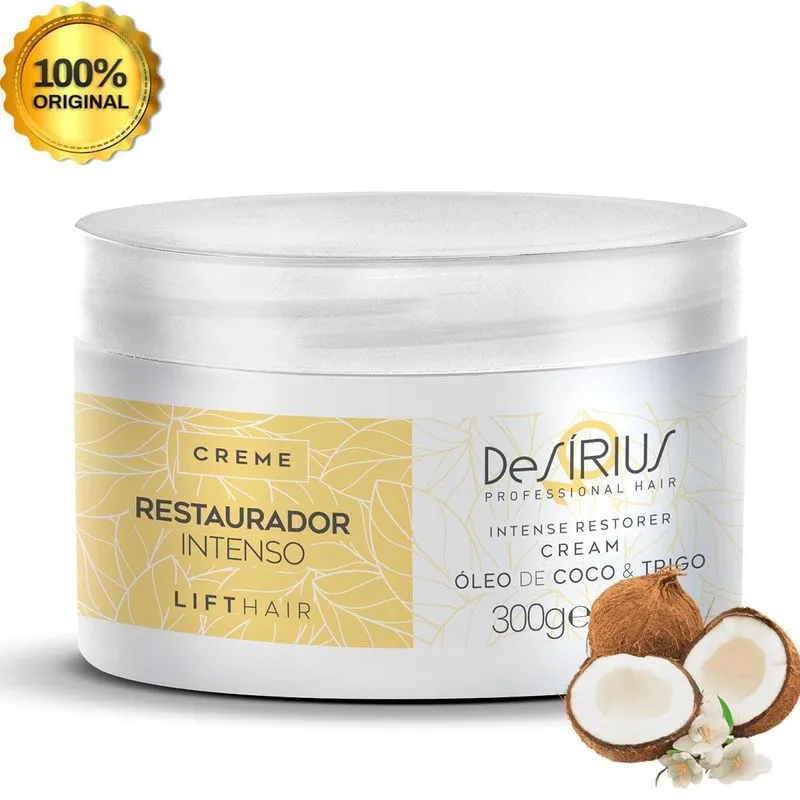 Creme Eficaz Para A Restauração De Cabelo Seco E Quebradiço