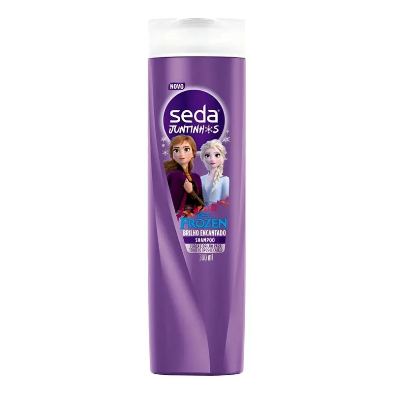 Shampoo Infantil Frozen Juntinhos Brilho Encantado Seda 300m